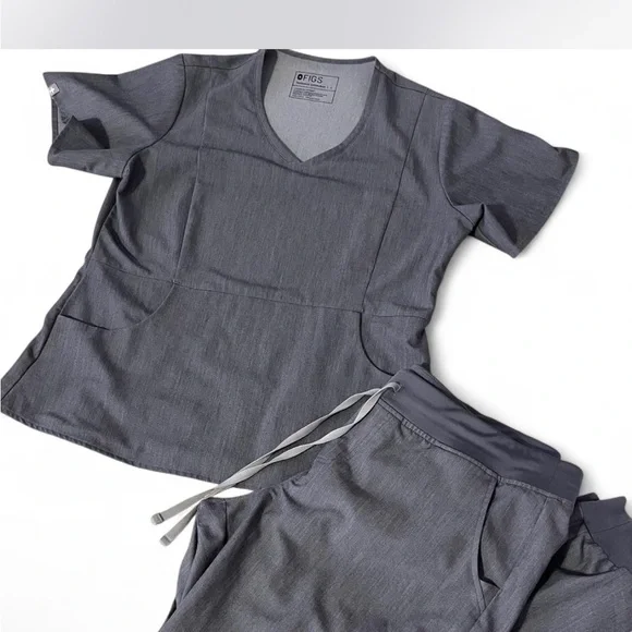 grey scrub dress Cherry Scrub Dress  Atelier Scrubletic